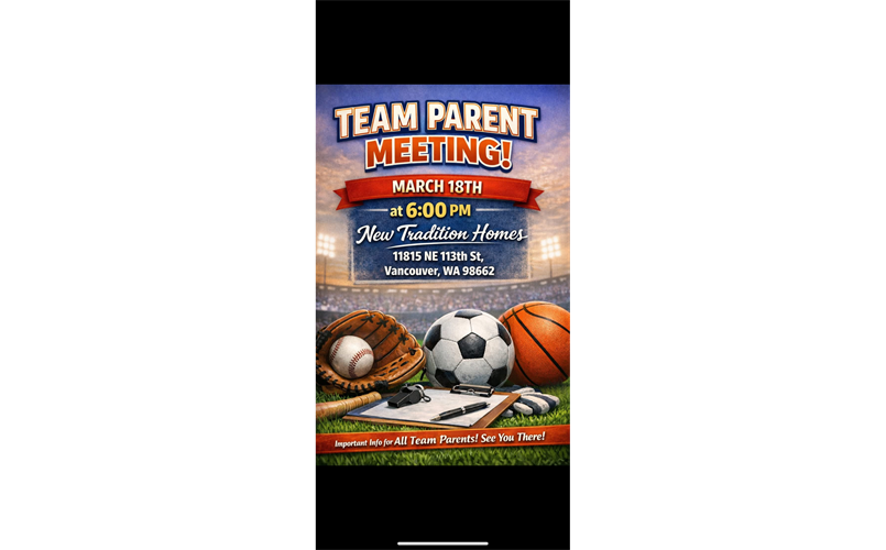 Team Parent Meeting