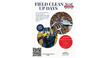 Field Clean up day